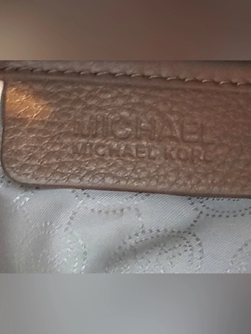 MICHAEL Michael Kors Hobo Shoulder Crossbody Bag Brown Leather